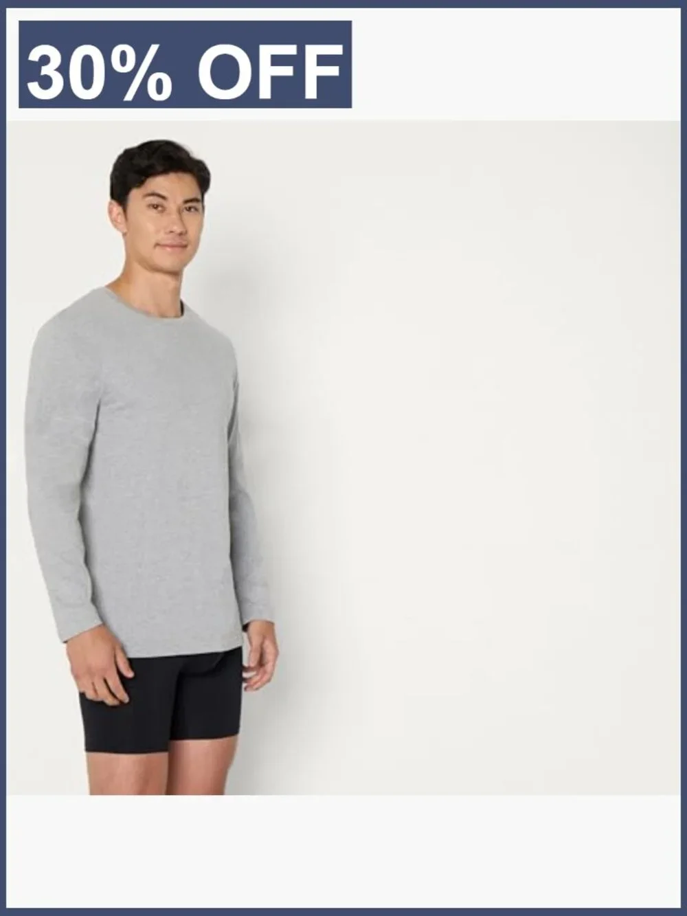 Men's Slim Fit Crewneck Undershirts Cotton Jersey 6 Pack